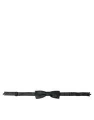 Dolce & Gabbana Gray Polka Dot Silk Adjustable Neck Men Papillon Bow Tie -  Neckties, Men -  Dolce & Gabbana.