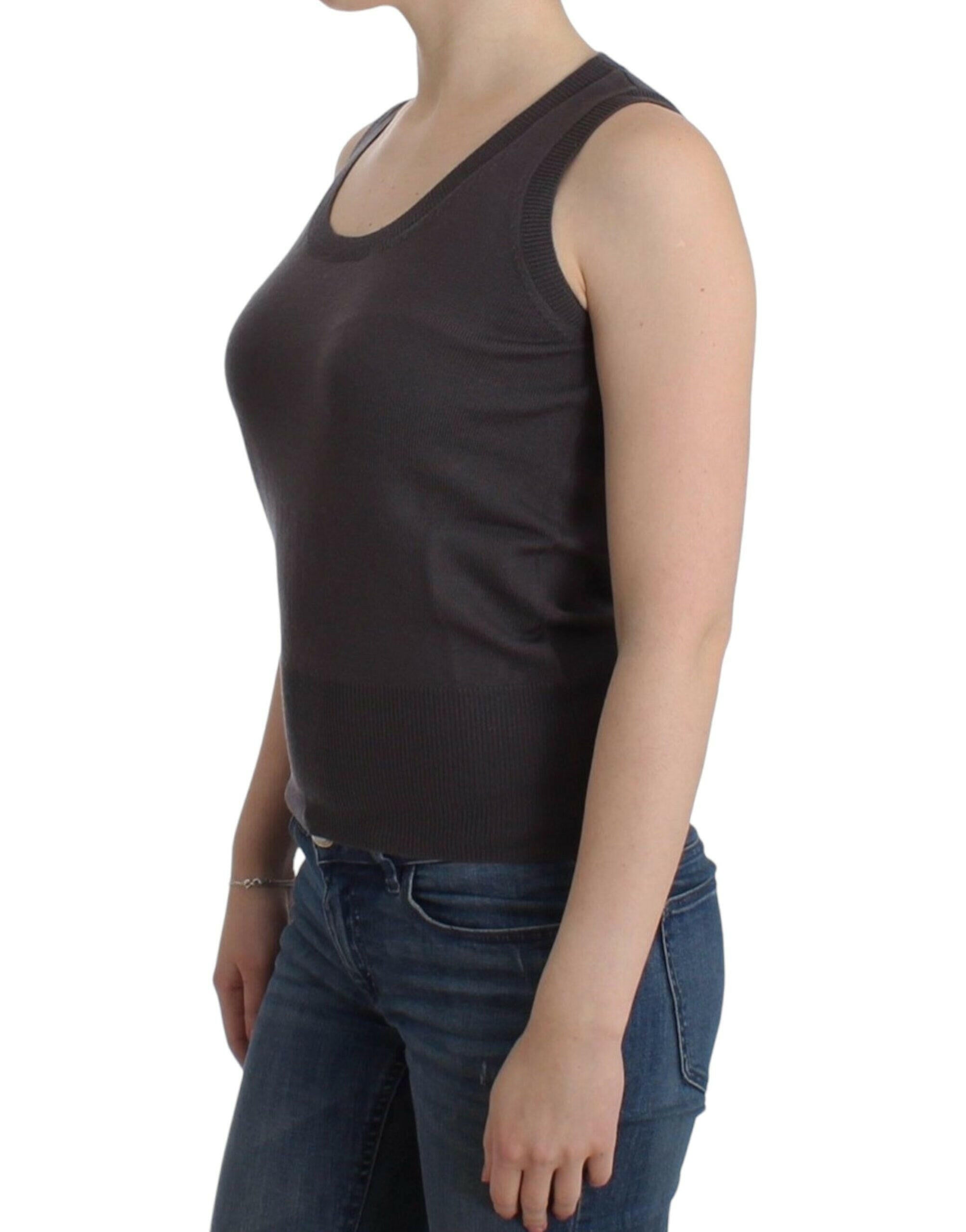 John Galliano Brown knit tank top -   -  John Galliano.