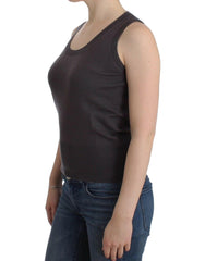John Galliano Brown knit tank top -   -  John Galliano.