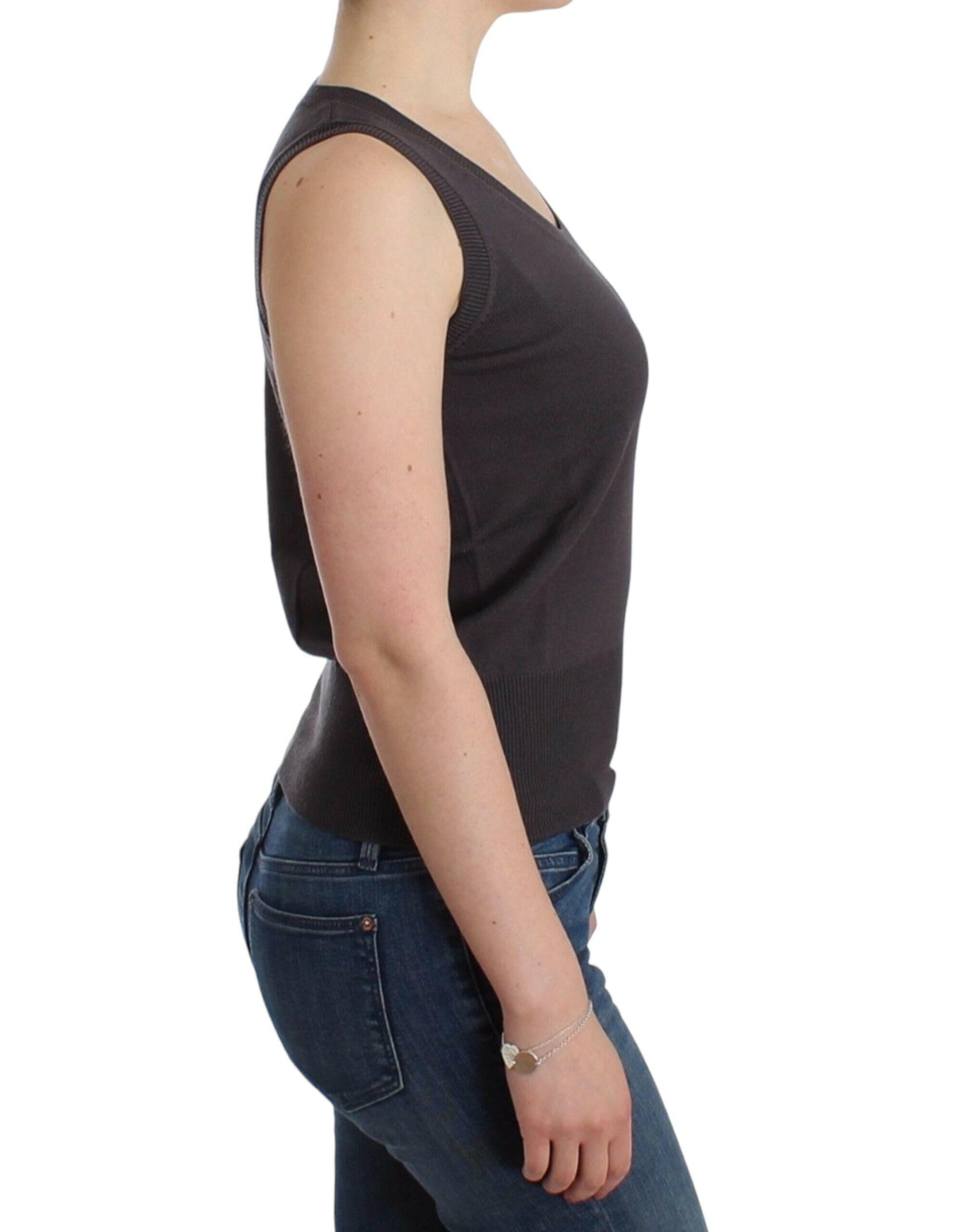 John Galliano Brown knit tank top -   -  John Galliano.