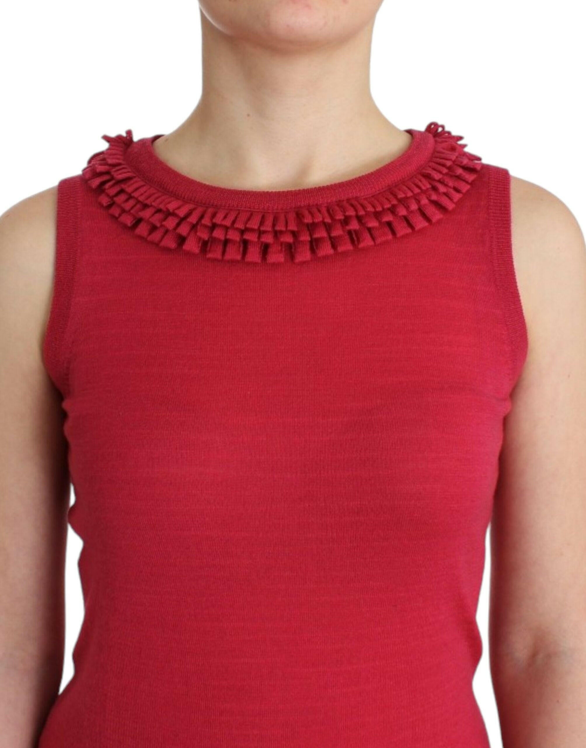 John Galliano Pink wool knit top -   -  John Galliano.