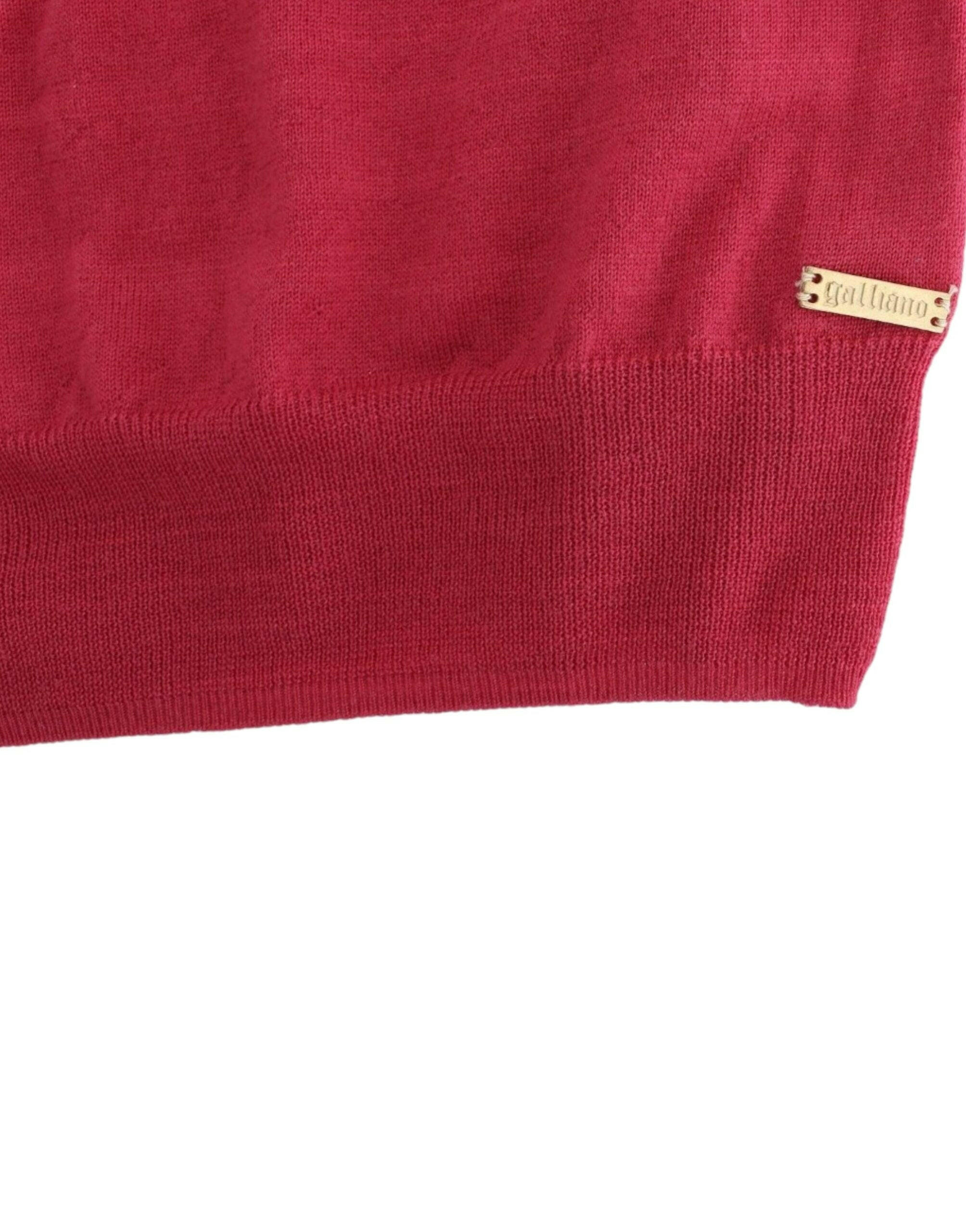 John Galliano Pink wool knit top -   -  John Galliano.