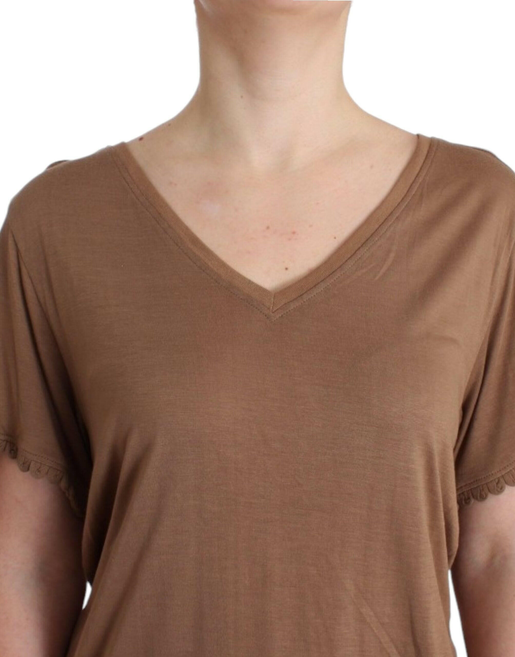 John Galliano Brown shortsleeved top -   -  John Galliano.