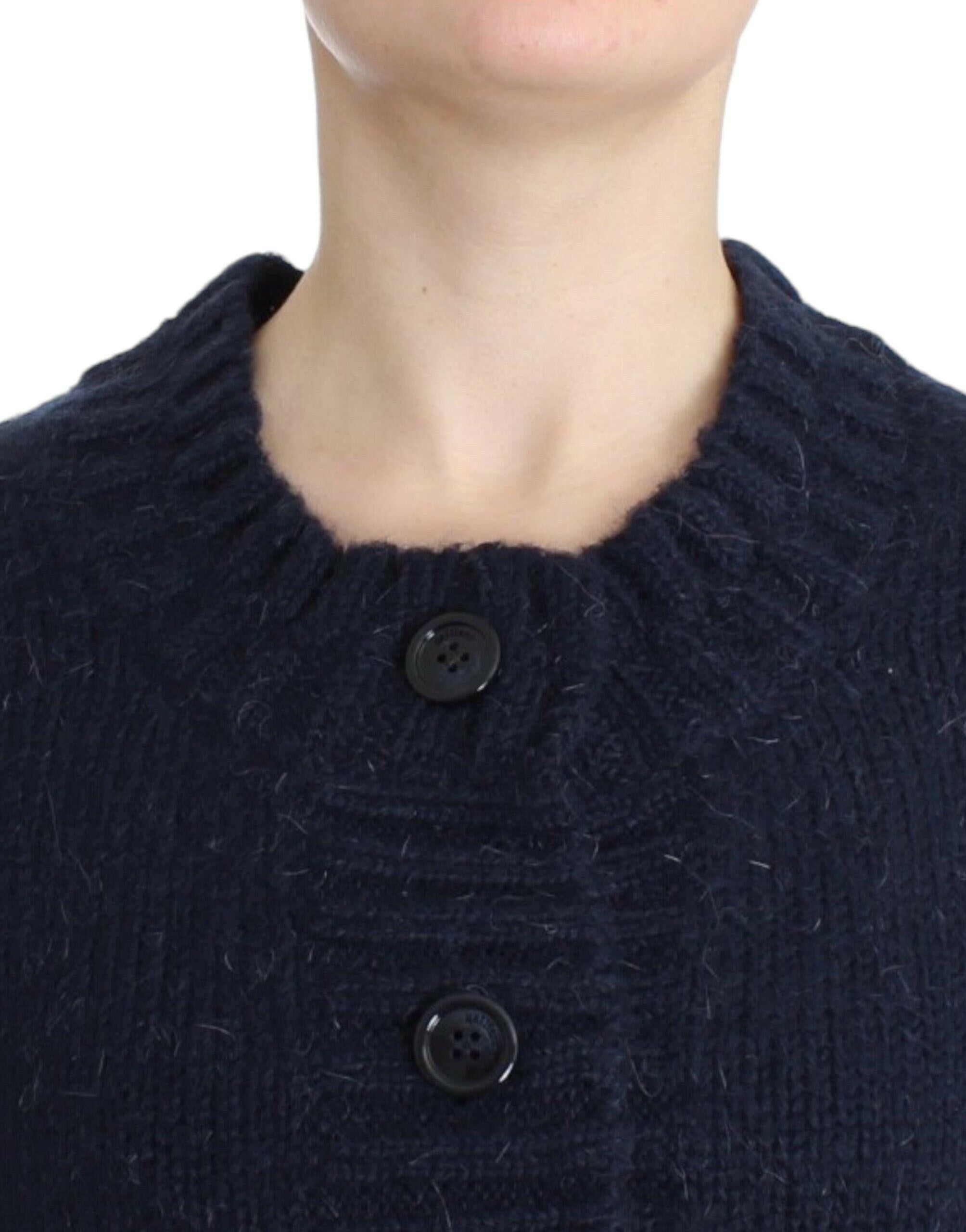 John Galliano Blue cropped cardigan -   -  John Galliano.