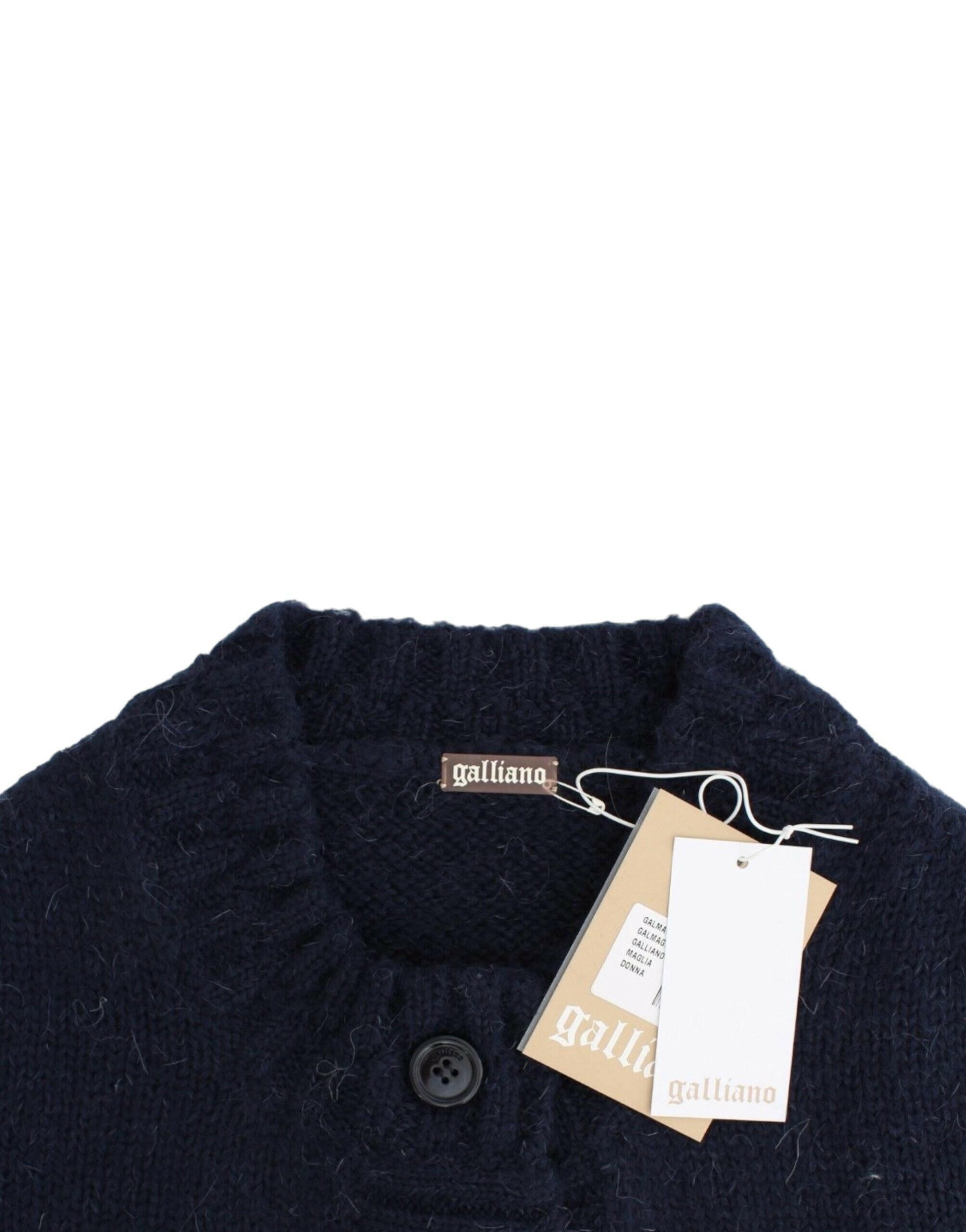 John Galliano Blue cropped cardigan -   -  John Galliano.