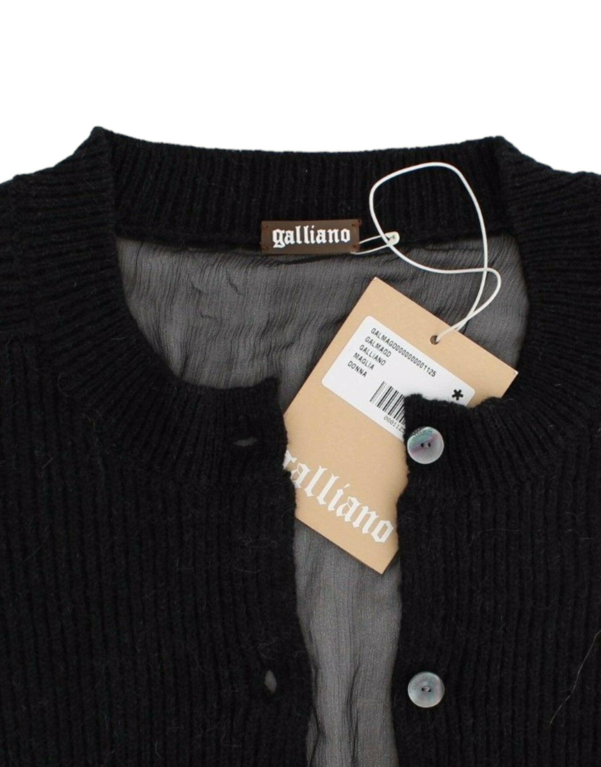 John Galliano Black wool cardigan -   -  John Galliano.