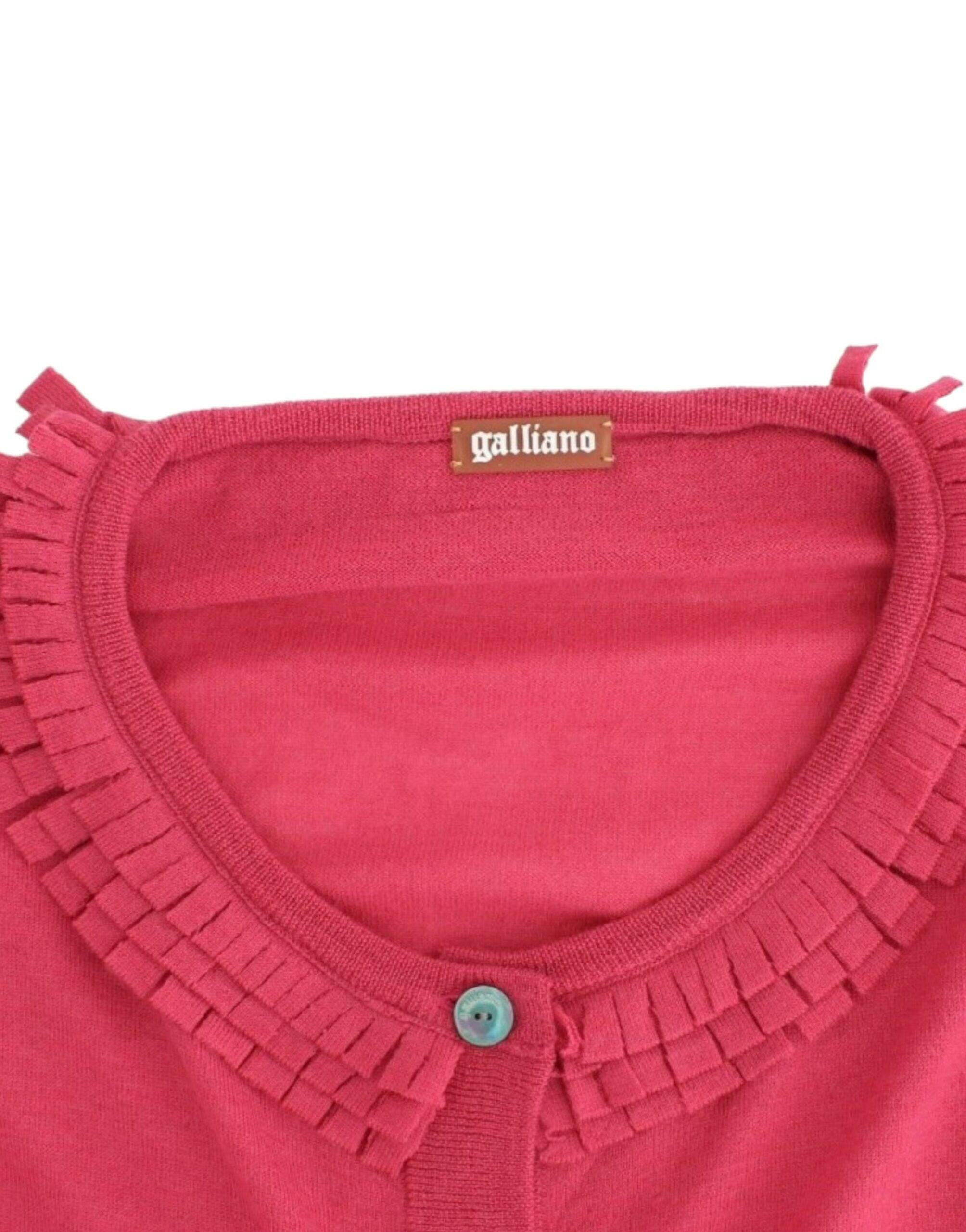 John Galliano Pink wool cardigan -   -  John Galliano.