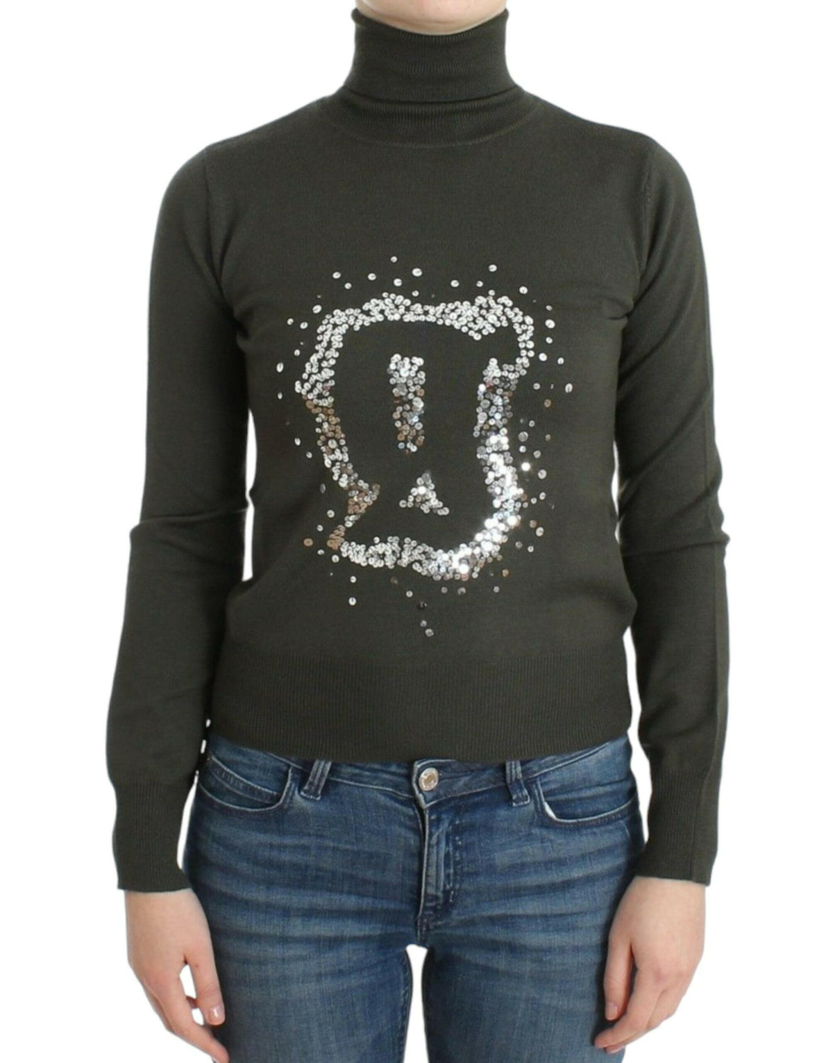 John Galliano Green wool turtleneck sweater -   -  John Galliano.