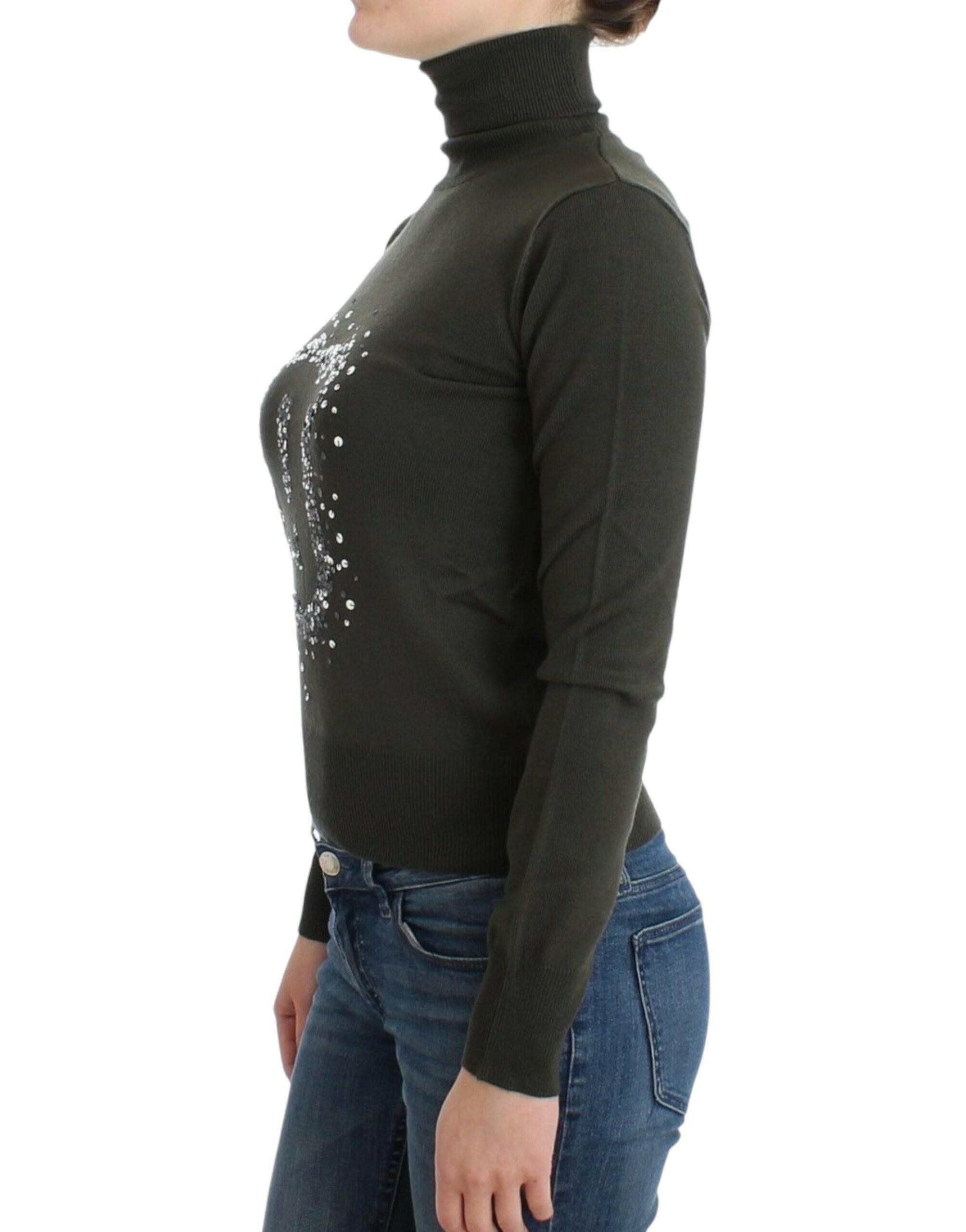 John Galliano Green wool turtleneck sweater -   -  John Galliano.