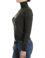 John Galliano Green wool turtleneck sweater -   -  John Galliano.