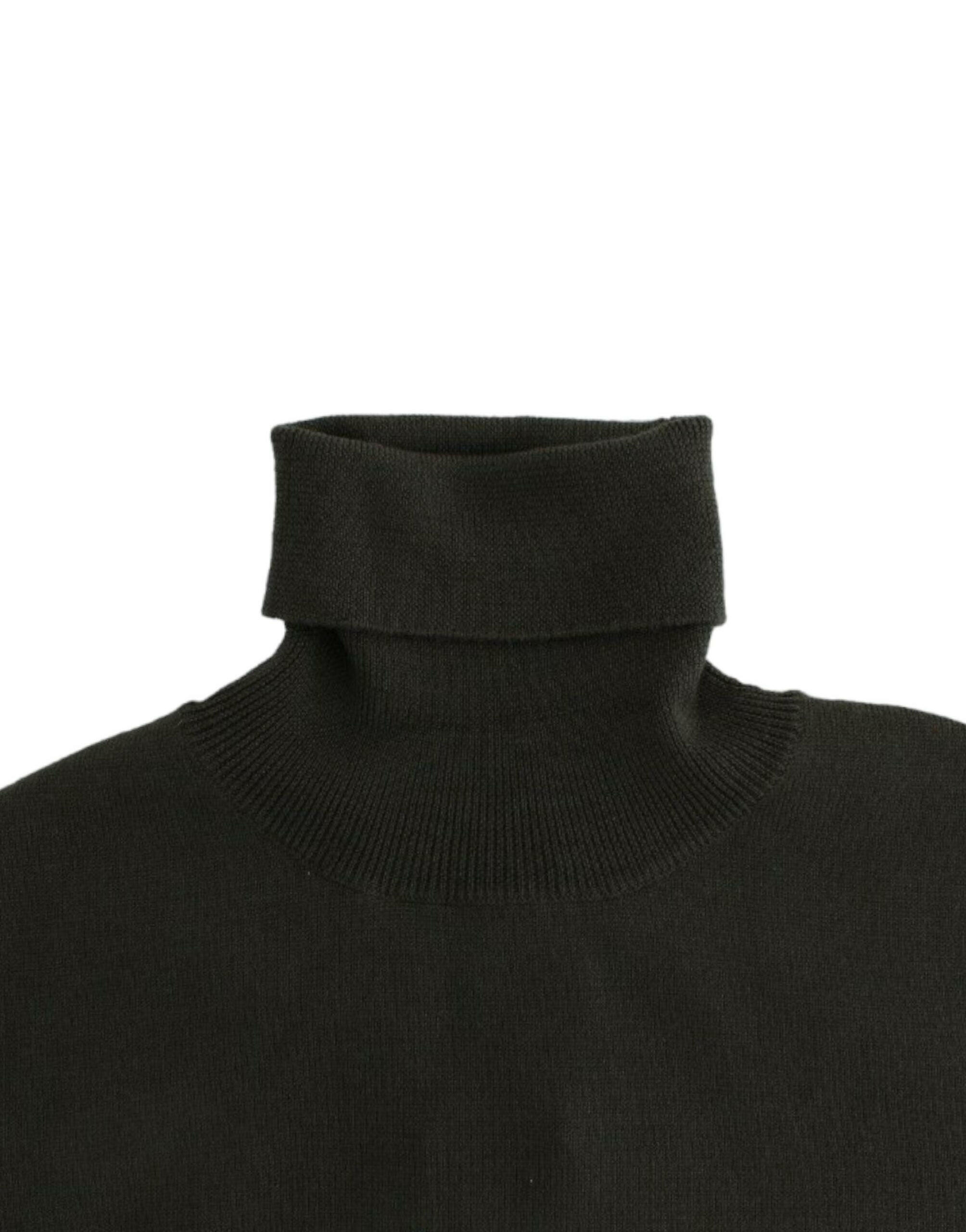 John Galliano Green wool turtleneck sweater -   -  John Galliano.