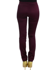 John Galliano Purple slim fit pants -   -  John Galliano.