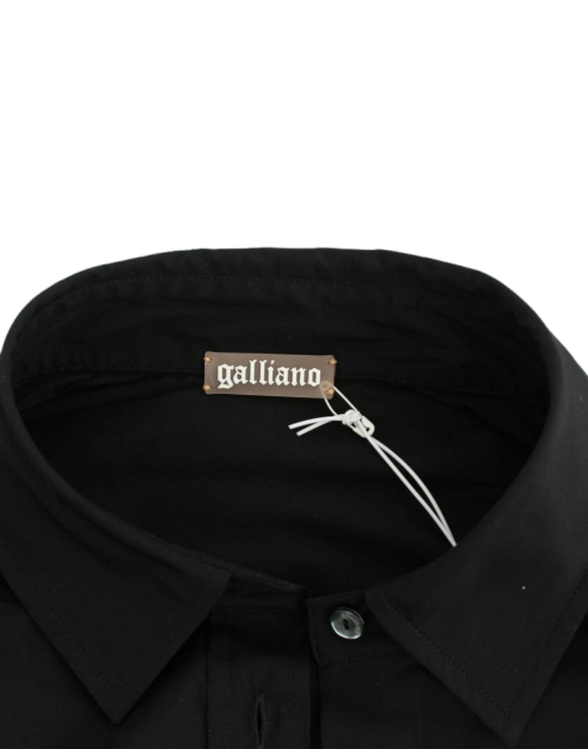 John Galliano Black cotton shirt top -   -  John Galliano.