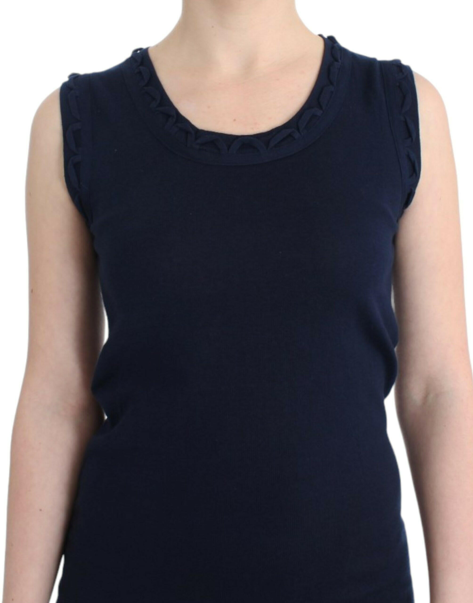 John Galliano Blue cotton jersey dress -   -  John Galliano.
