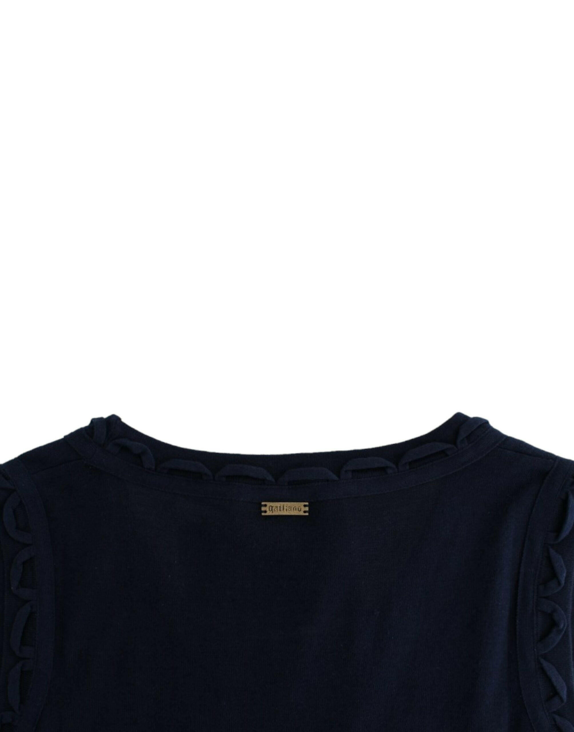 John Galliano Blue cotton jersey dress -   -  John Galliano.