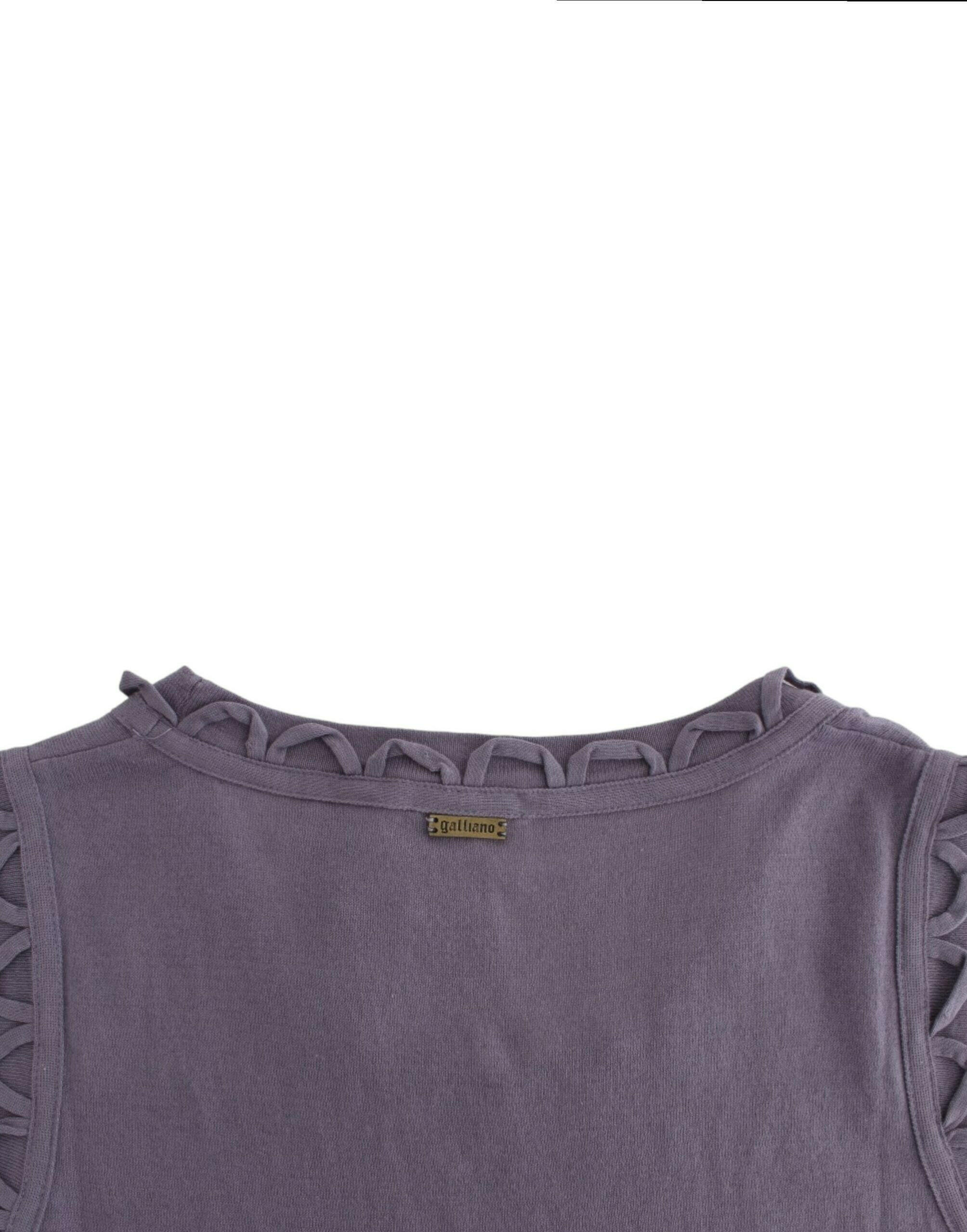 John Galliano Purple cotton jersey dress -   -  John Galliano.
