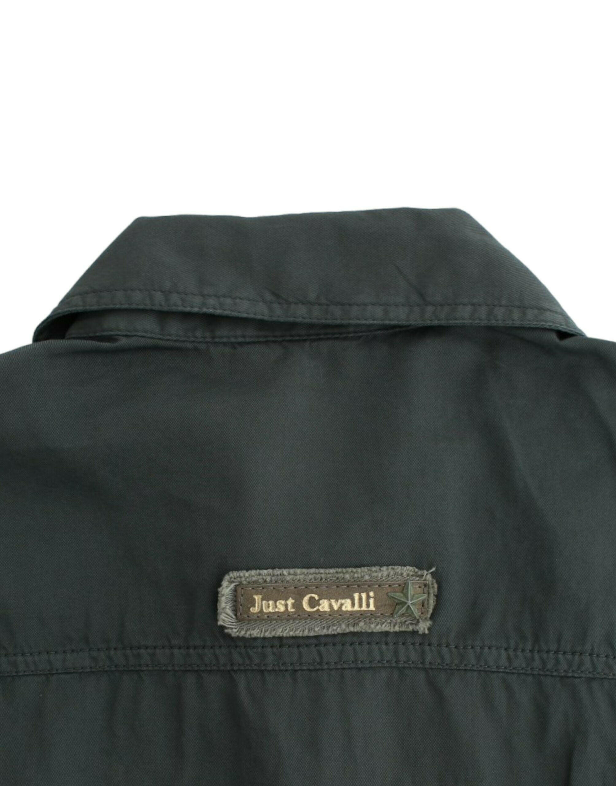Cavalli Gray button down shirt -   -  Cavalli.