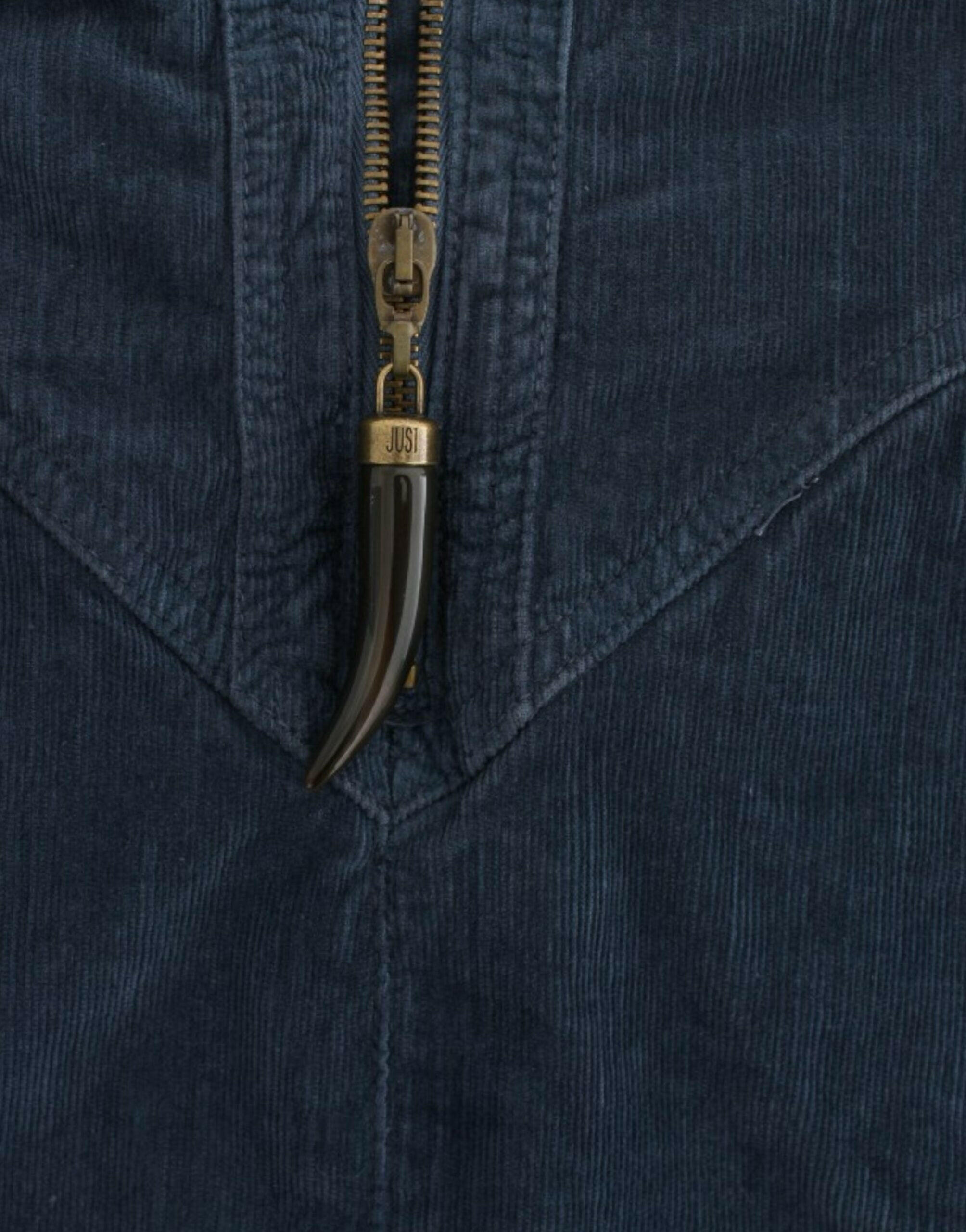 Cavalli Blue corduroy pencil skirt -   -  Cavalli.