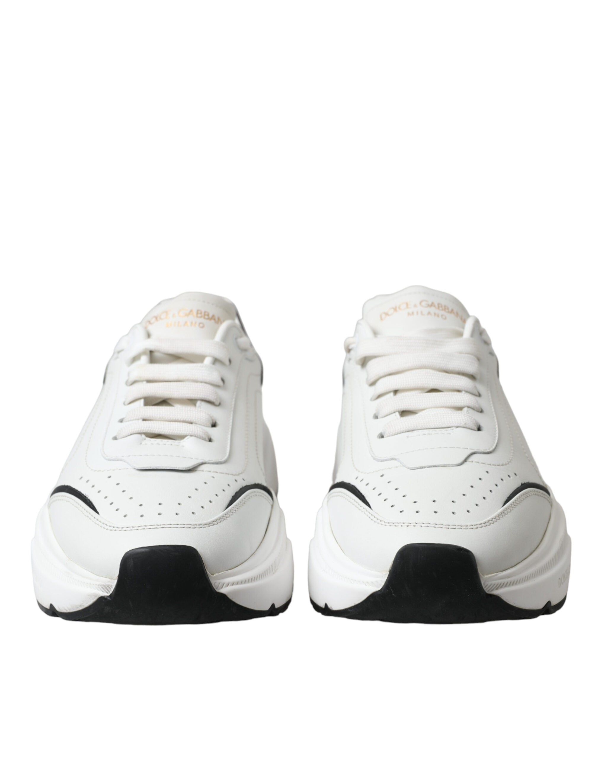 Dolce & Gabbana White Black Low Top Daymaster Sneakers Shoes -   -  Dolce & Gabbana.