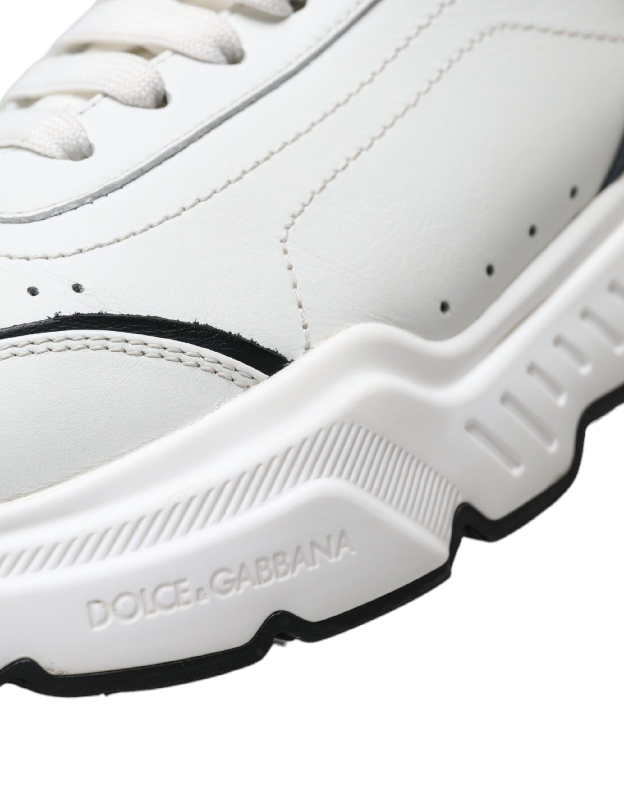 Dolce & Gabbana White Black Low Top Daymaster Sneakers Shoes -   -  Dolce & Gabbana.