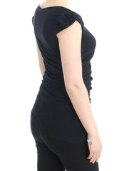 Cavalli Black Cotton Top -   -  Cavalli.