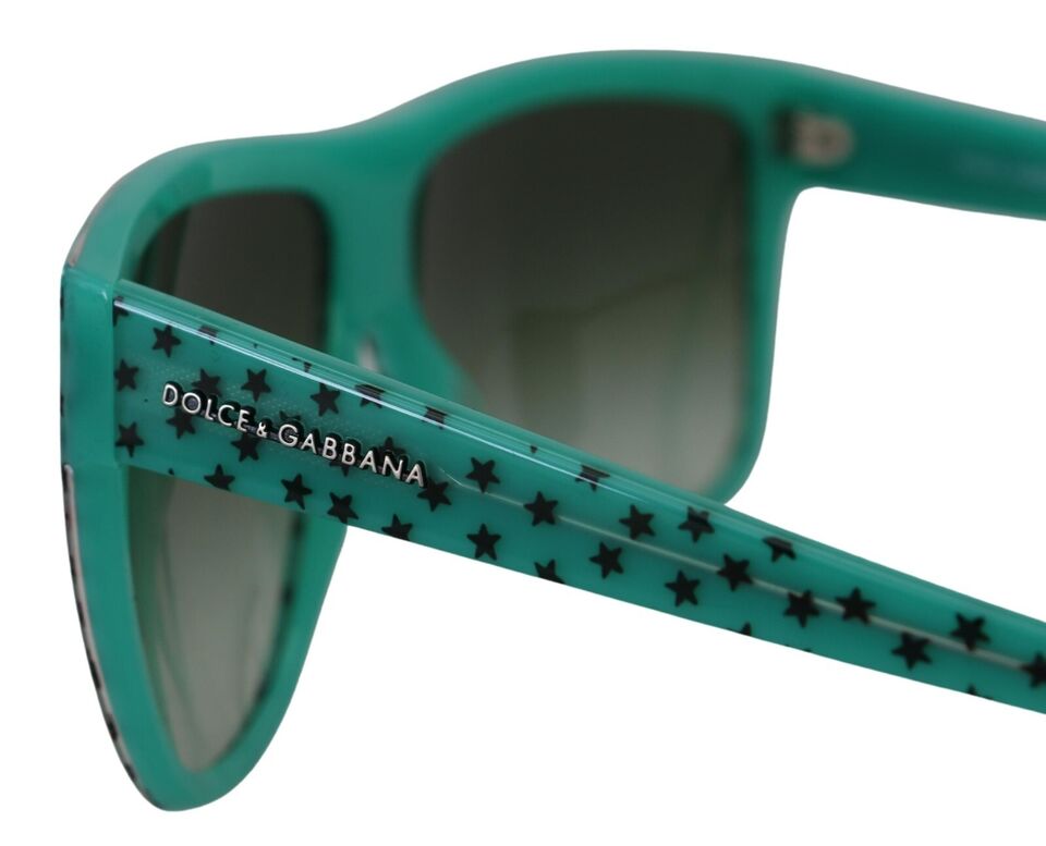 Dolce & Gabbana Green Stars Acetate Square Shades Sunglasses -  Jewellery, Women -  Dolce & Gabbana.