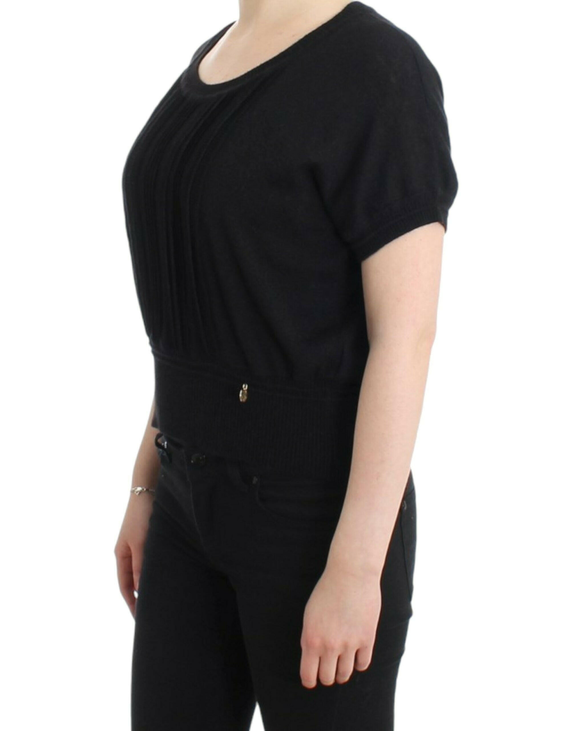Cavalli Black short sleeved jumper -   -  Cavalli.