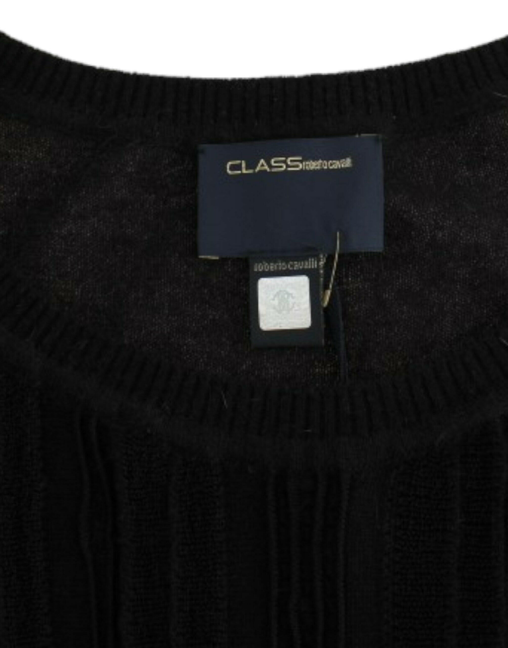 Cavalli Black short sleeved jumper -   -  Cavalli.