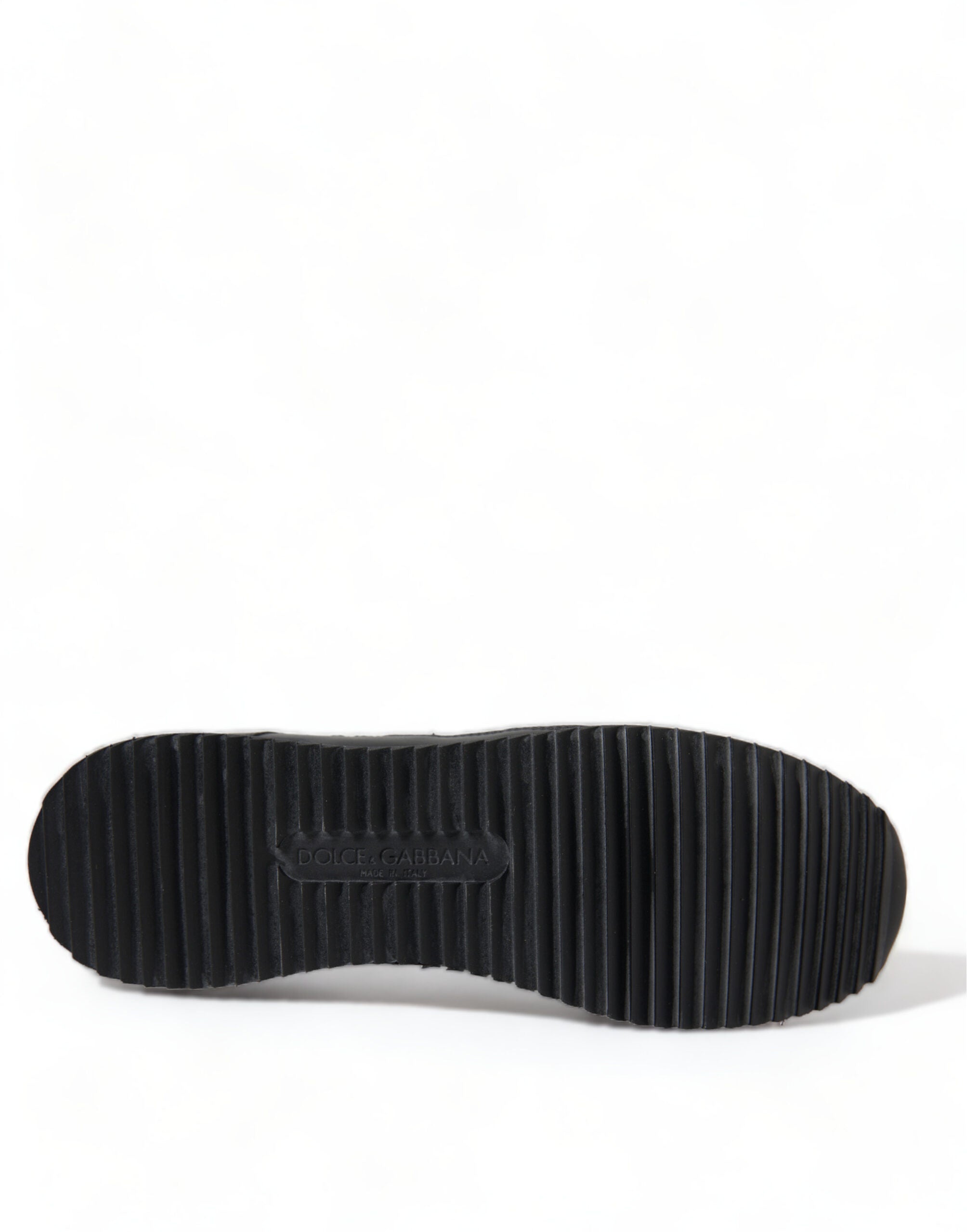 Dolce & Gabbana Black Floral Lace Leather Sneakers Shoes -   -  Dolce & Gabbana.