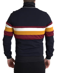 Dolce & Gabbana Blue Cardigan Heraldic Full Zip Sweater -   -  Dolce & Gabbana.