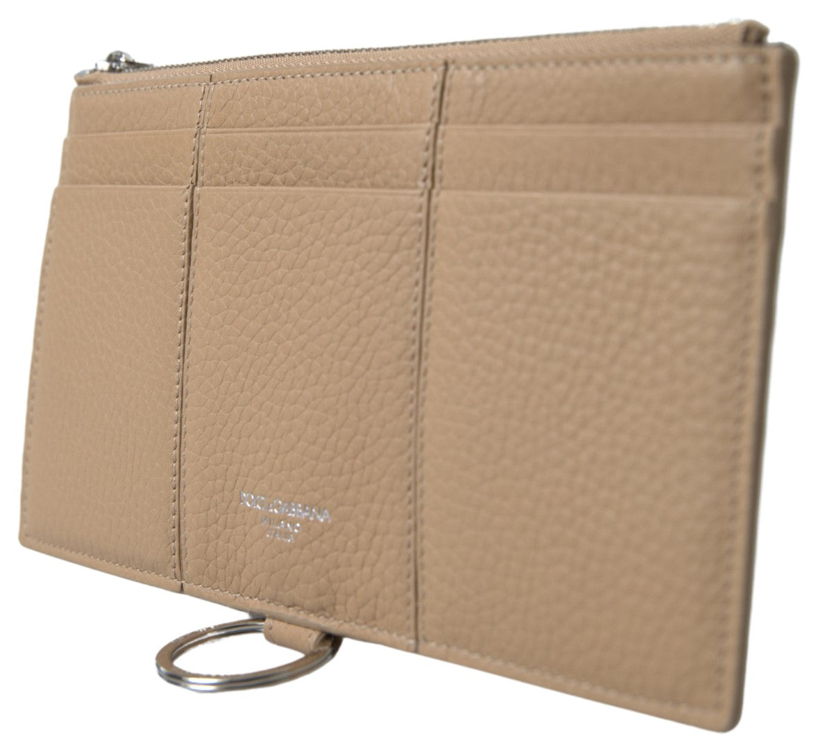 Dolce & Gabbana Beige Leather Shoulder Cardholder Shoulder Strap Wallet -   -  Dolce & Gabbana.