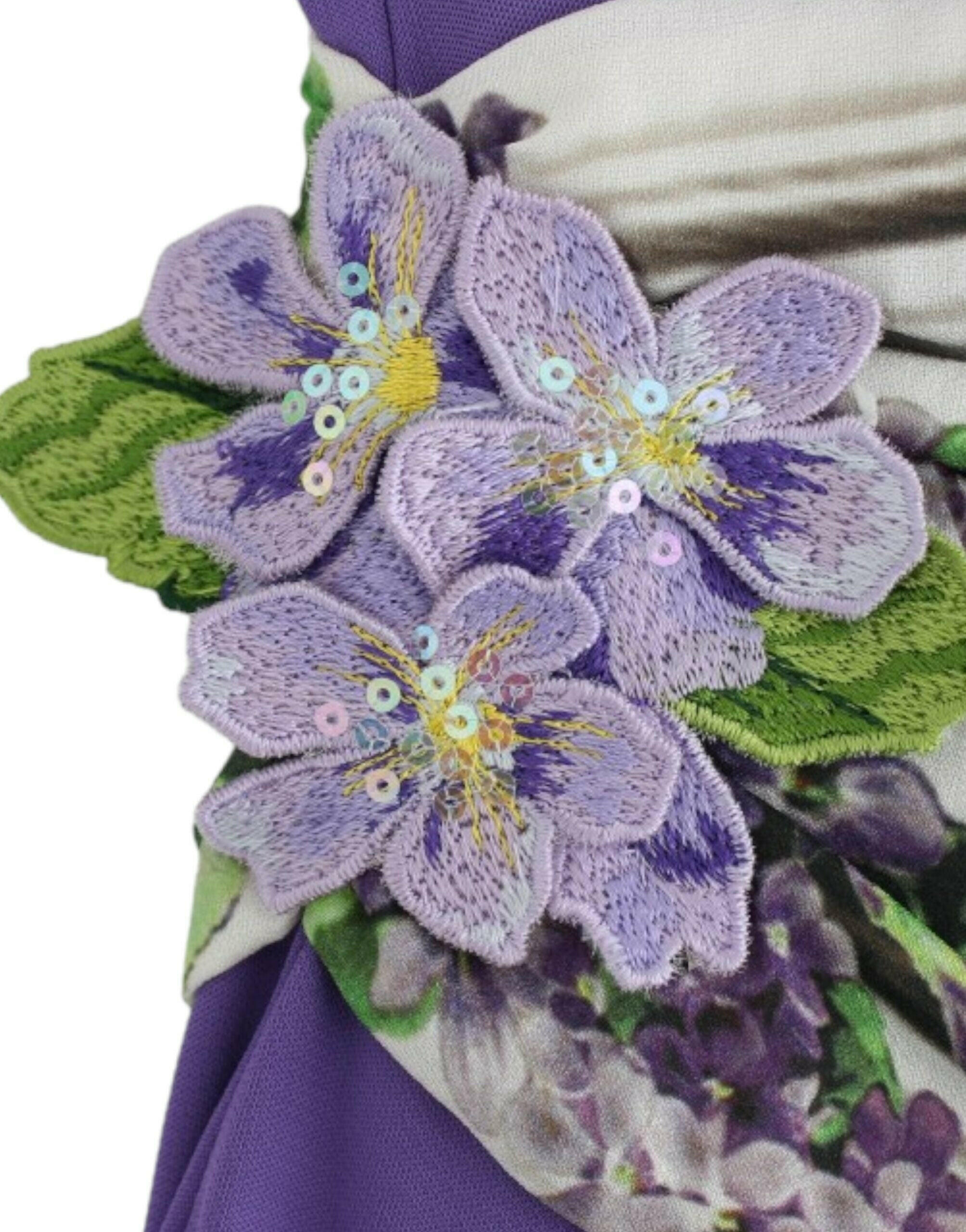 Cavalli Purple longsleeved dress -   -  Cavalli.