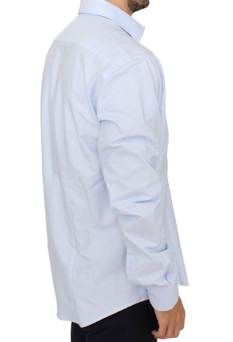 Cavalli Light blue cotton shirt -   -  Cavalli.