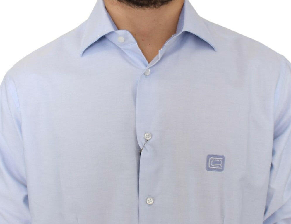 Cavalli Light blue cotton shirt -   -  Cavalli.