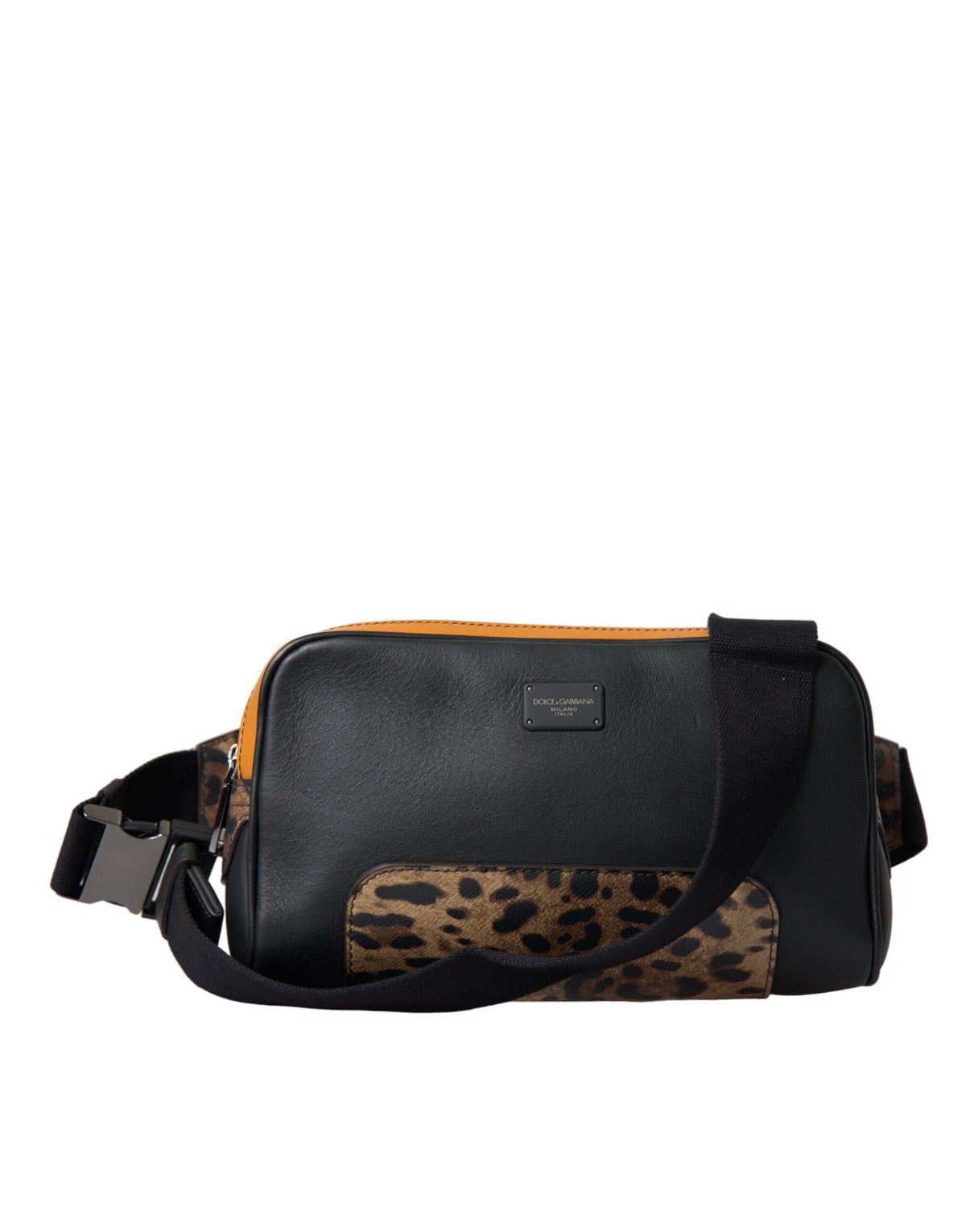 Dolce & Gabbana Black Exotic Leather Logo Belt Waist Fanny Pack Bag -  Luxury Belt Bag for Women -  Dolce & Gabbana.