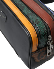 Dolce & Gabbana Black Exotic Leather Logo Belt Waist Fanny Pack Bag -  Luxury Belt Bag for Women -  Dolce & Gabbana.