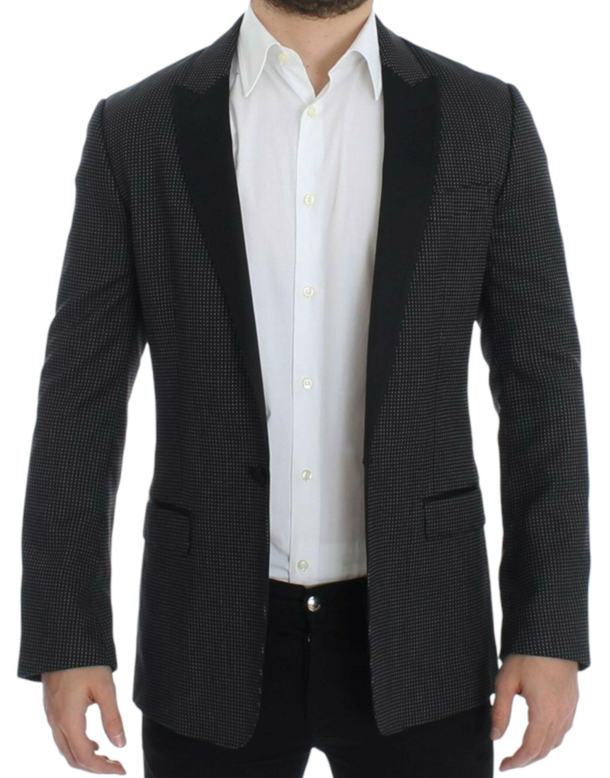 Dolce & Gabbana Black wool slim MARTINI blazer -   -  Dolce & Gabbana.