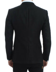 Dolce & Gabbana Black wool MARTINI slim blazer -   -  Dolce & Gabbana.
