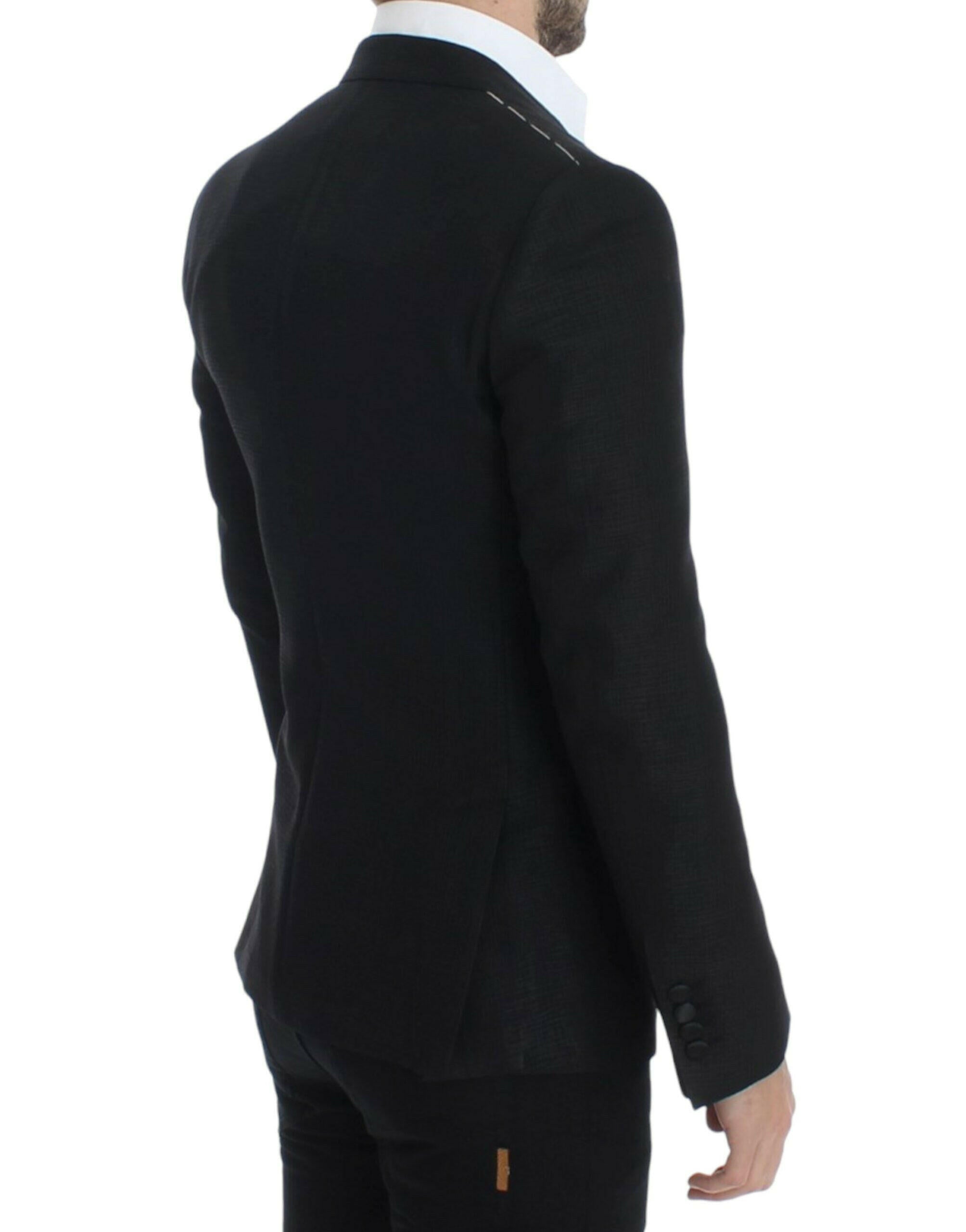 Dolce & Gabbana Black wool MARTINI slim blazer -   -  Dolce & Gabbana.