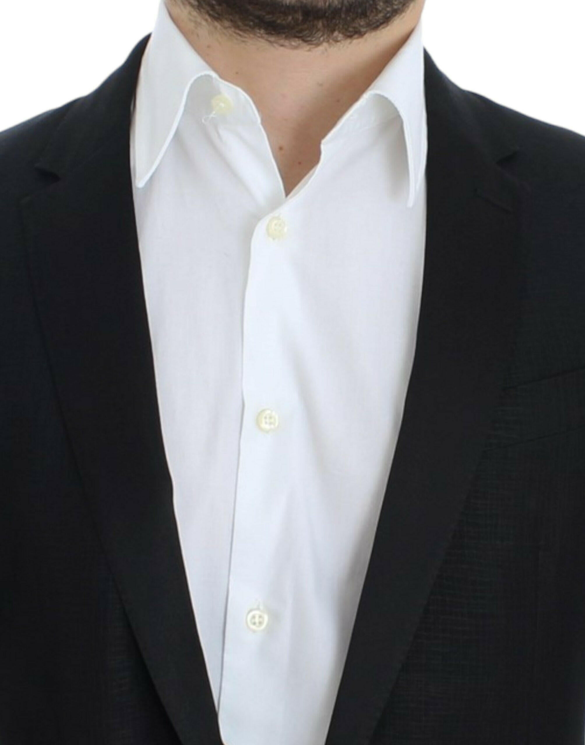 Dolce & Gabbana Black wool MARTINI slim blazer -   -  Dolce & Gabbana.