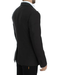 Dolce & Gabbana Brown wool slim fit blazer -   -  Dolce & Gabbana.