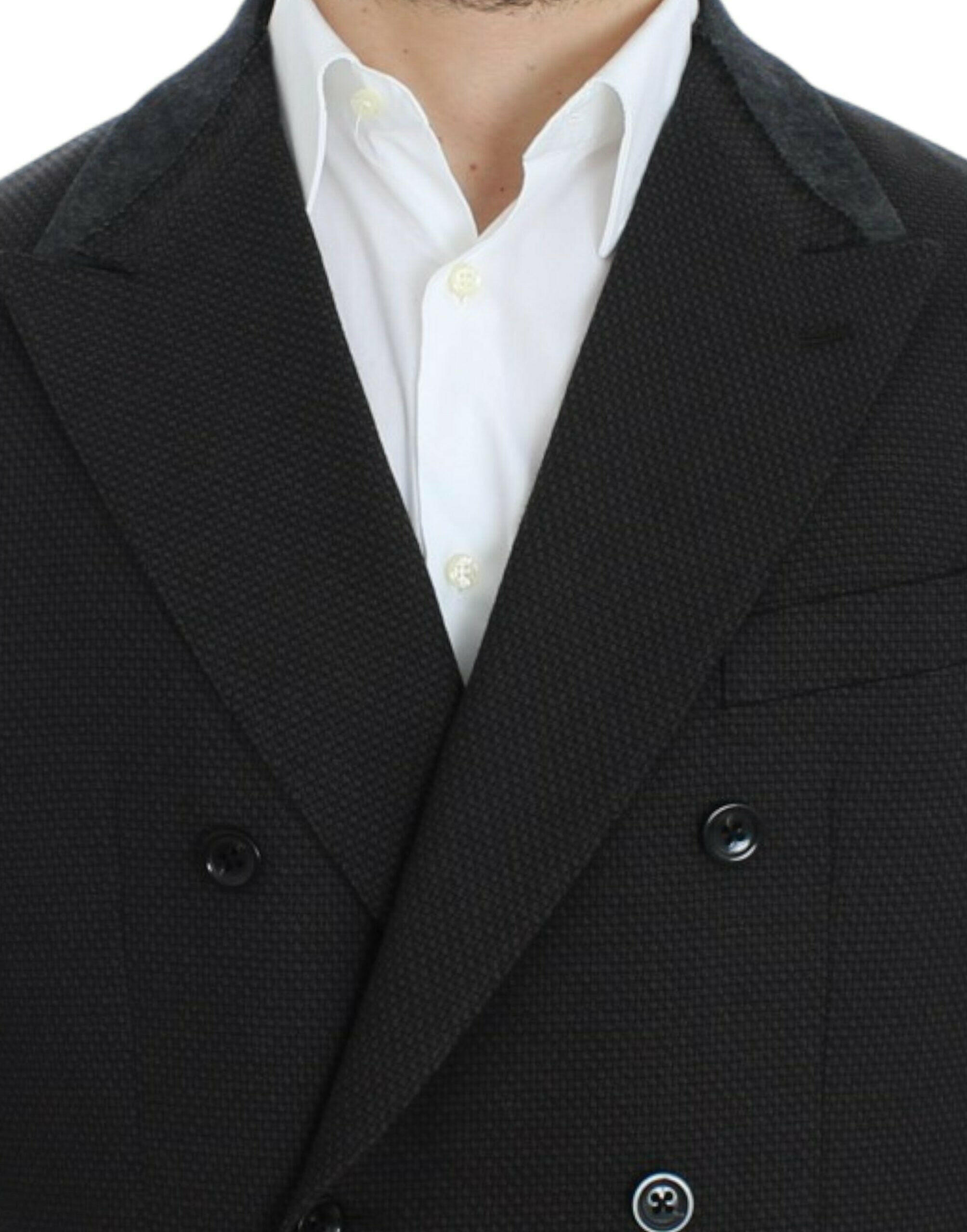 Dolce & Gabbana Brown wool slim fit blazer -   -  Dolce & Gabbana.