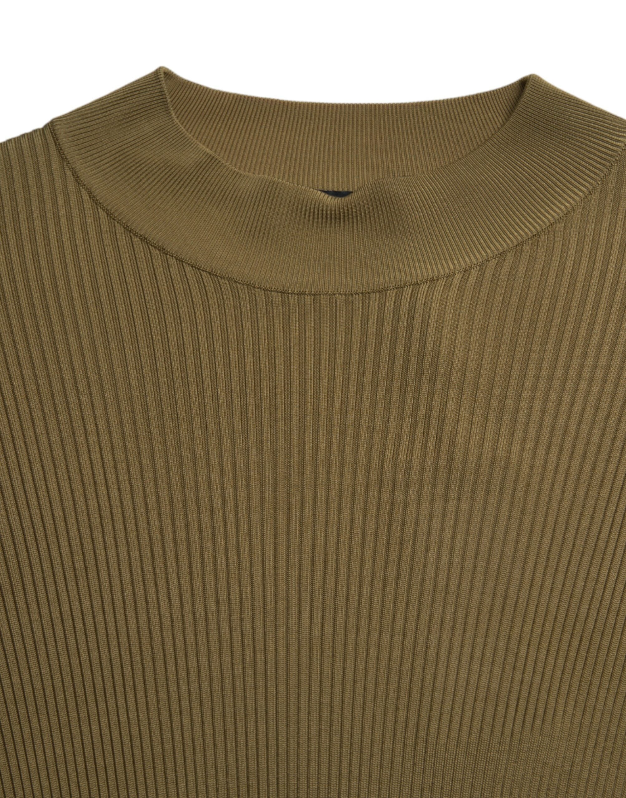 Dolce & Gabbana Army Green Viscose Crewneck Pullover Sweater -   -  Dolce & Gabbana.
