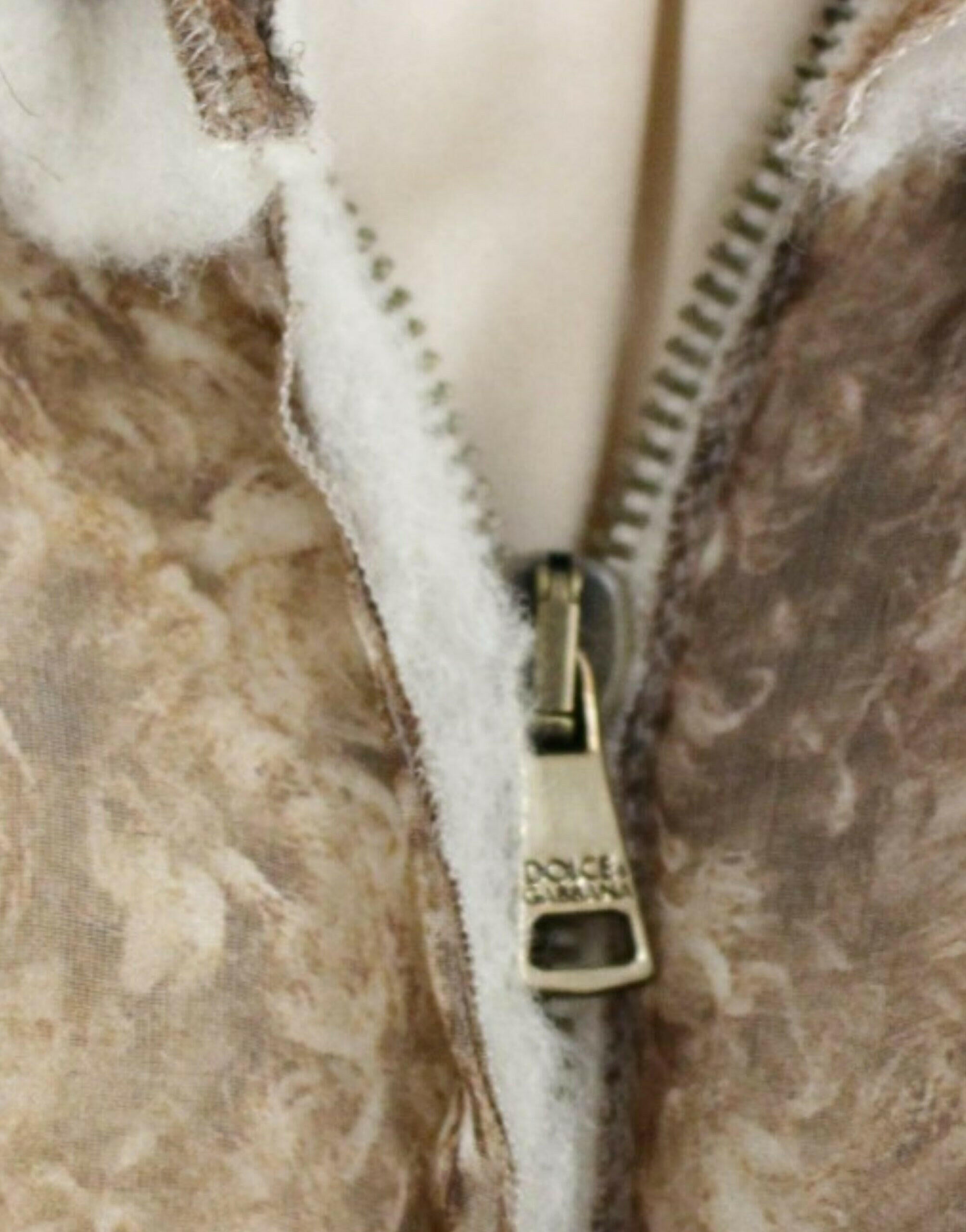 Dolce & Gabbana Brown sleeveless silk dress -   -  Dolce & Gabbana.
