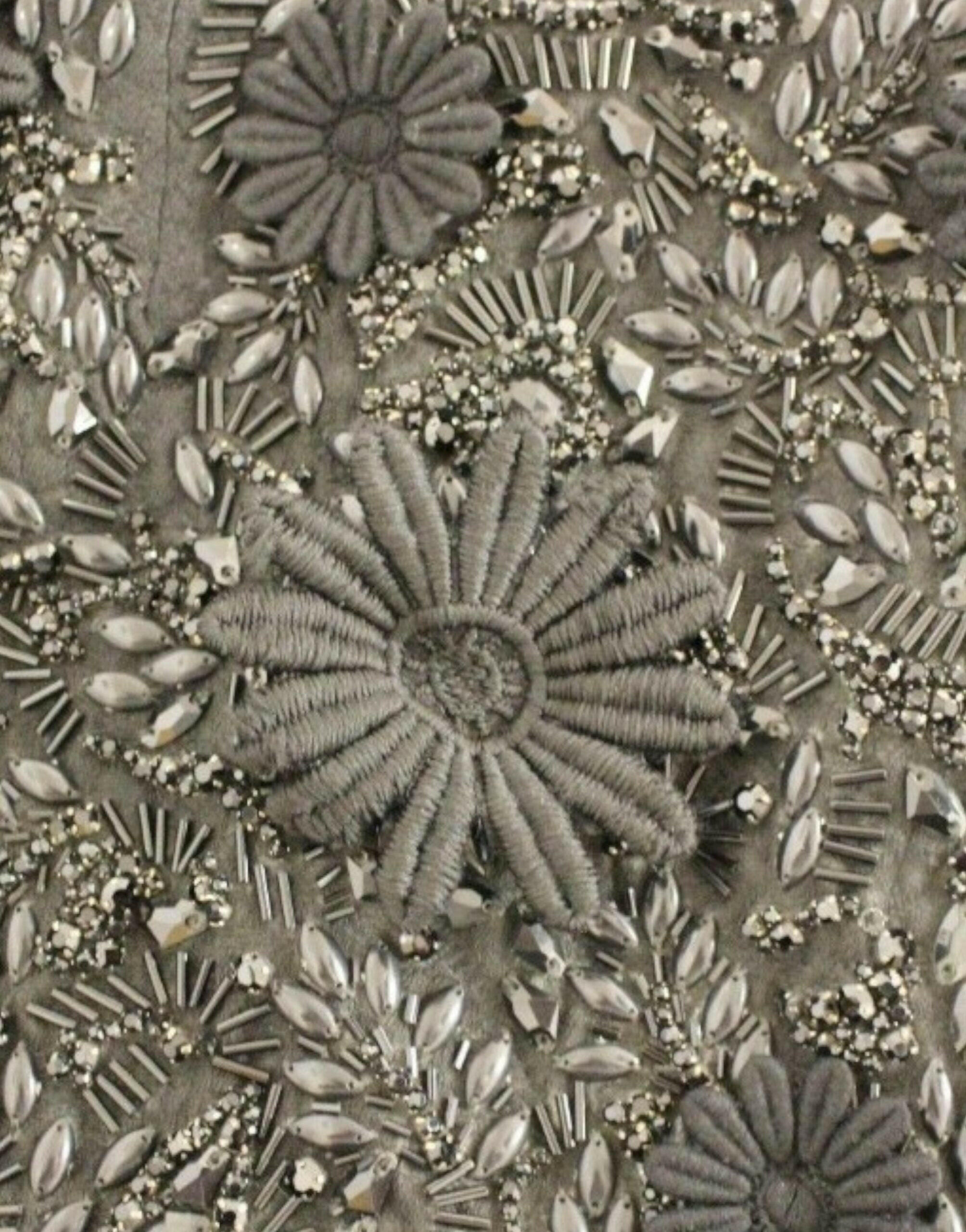 Dolce & Gabbana Black floral crystal embedded dress -   -  Dolce & Gabbana.