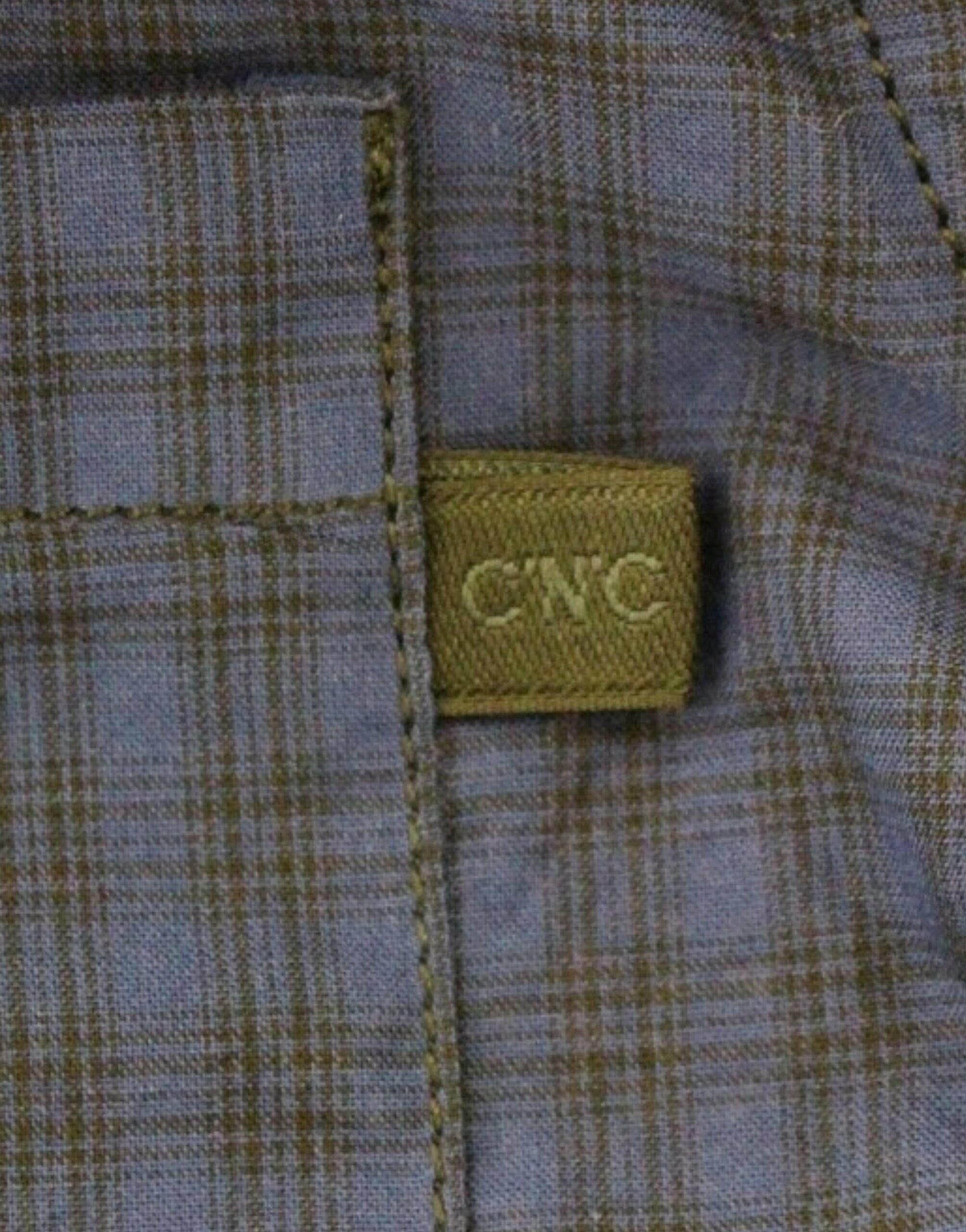 Costume National Blue checkered cotton shirt -   -  Costume National.
