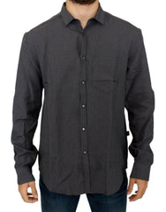 Costume National Gray linen casual shirt -   -  Costume National.