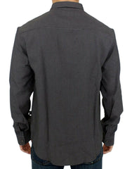 Costume National Gray linen casual shirt -   -  Costume National.