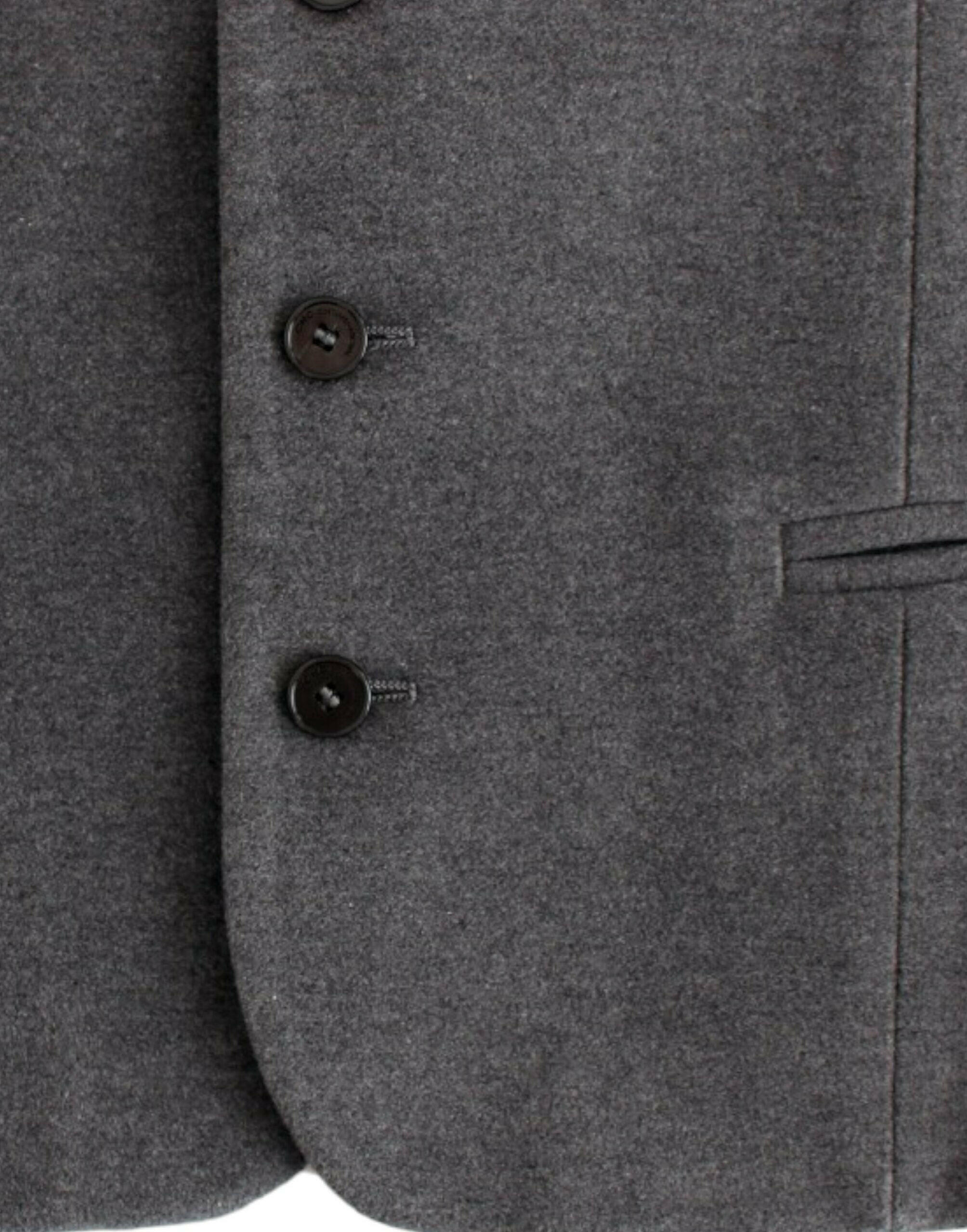 Costume National Gray cotton blend casual vest -  Vests for Men Suits -  Costume National.