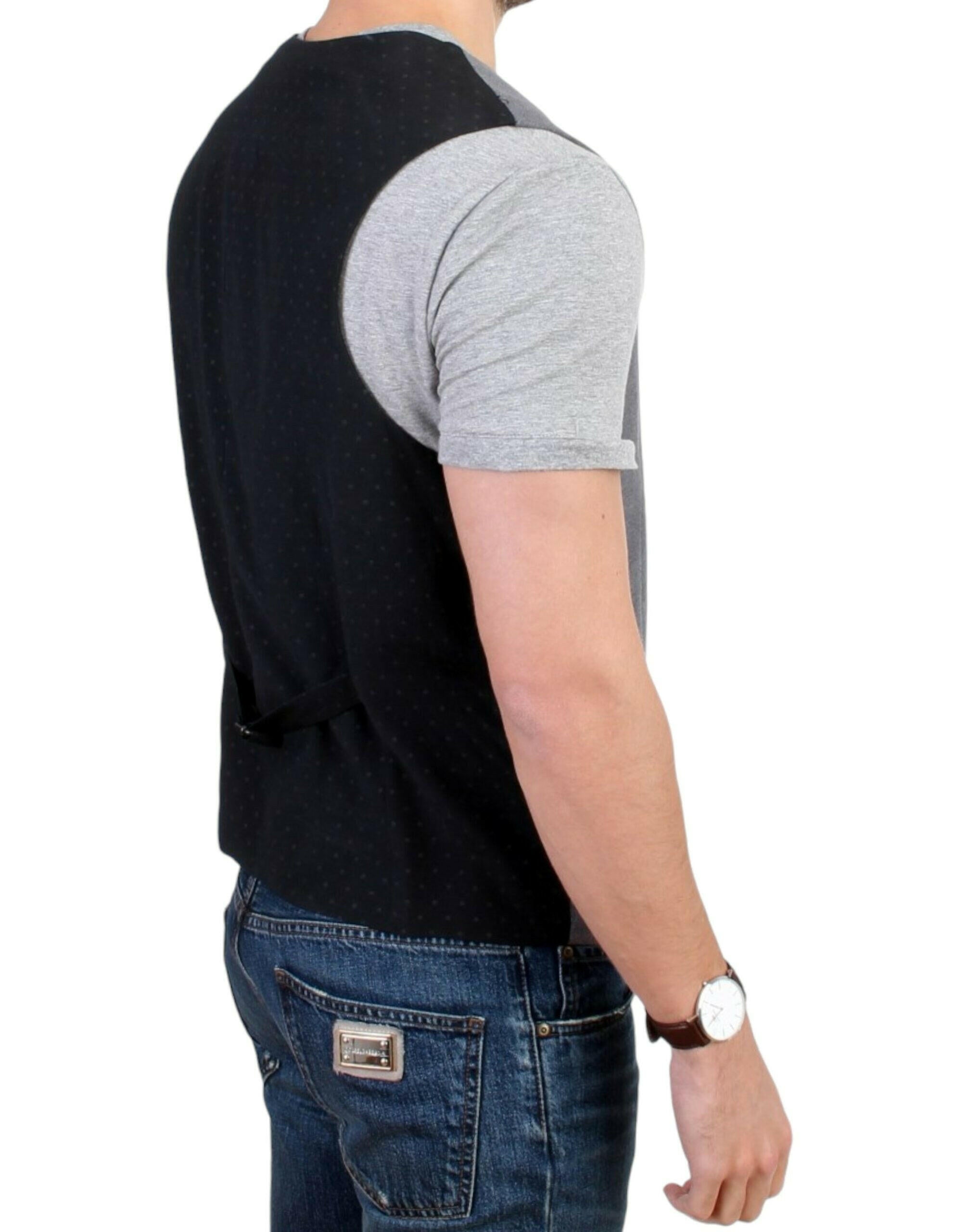 Costume National Gray cotton blend casual vest -  Vests for Men Suits -  Costume National.
